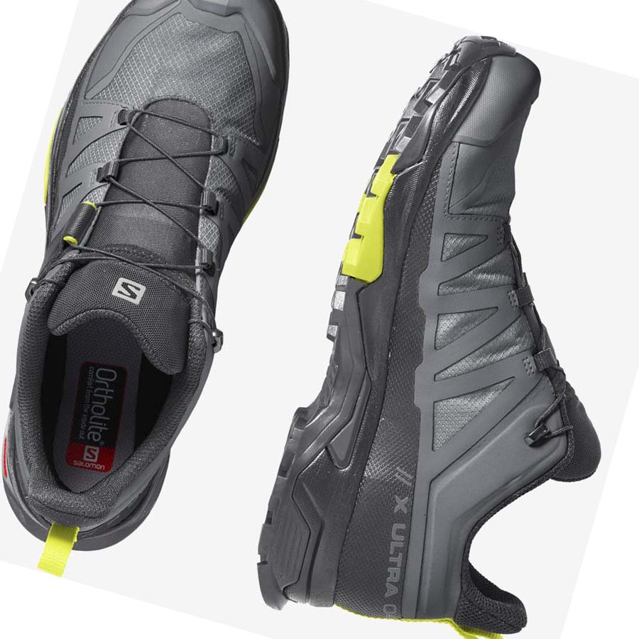 Salomon X ULTRA 4 GORE-TEX Erkek Yürüyüş Ayakkabısı Gümüş | TR 3589MQZ